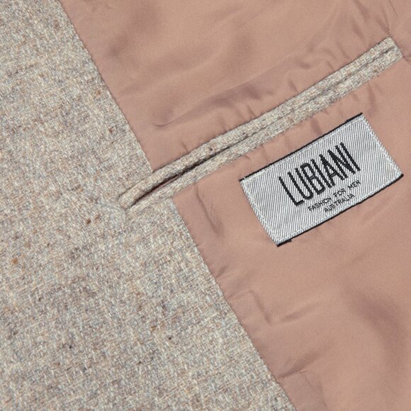 Lubiani (Italy) Lambswool Basket Weave, Soft Tailoring, Relaxed Silhouette - Picture 3 of 10